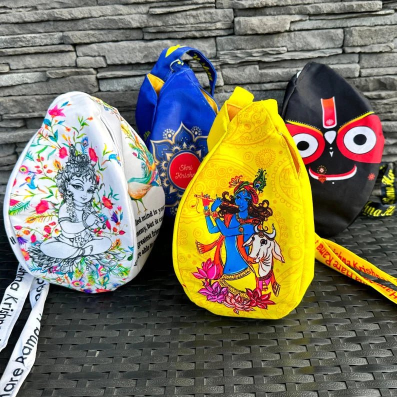 Printed Japa Bags - Hamaro Vrindavan