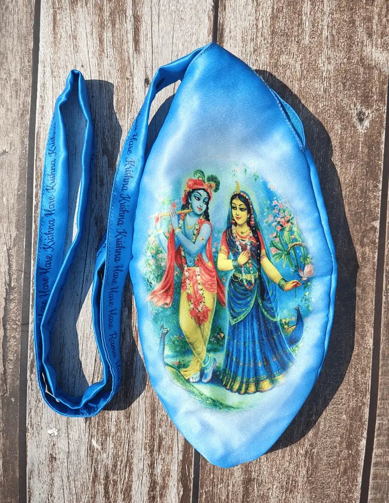 Jugal Murti Digital Print Bead Beg - Hamaro Vrindavan