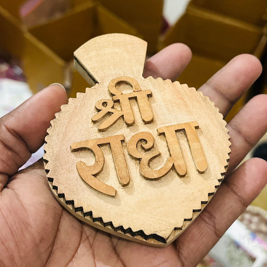 Shree Radha Name Sewa Paan Shape
