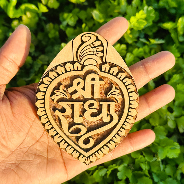 Shree Radha Name Sewa Kadam Paan Shape