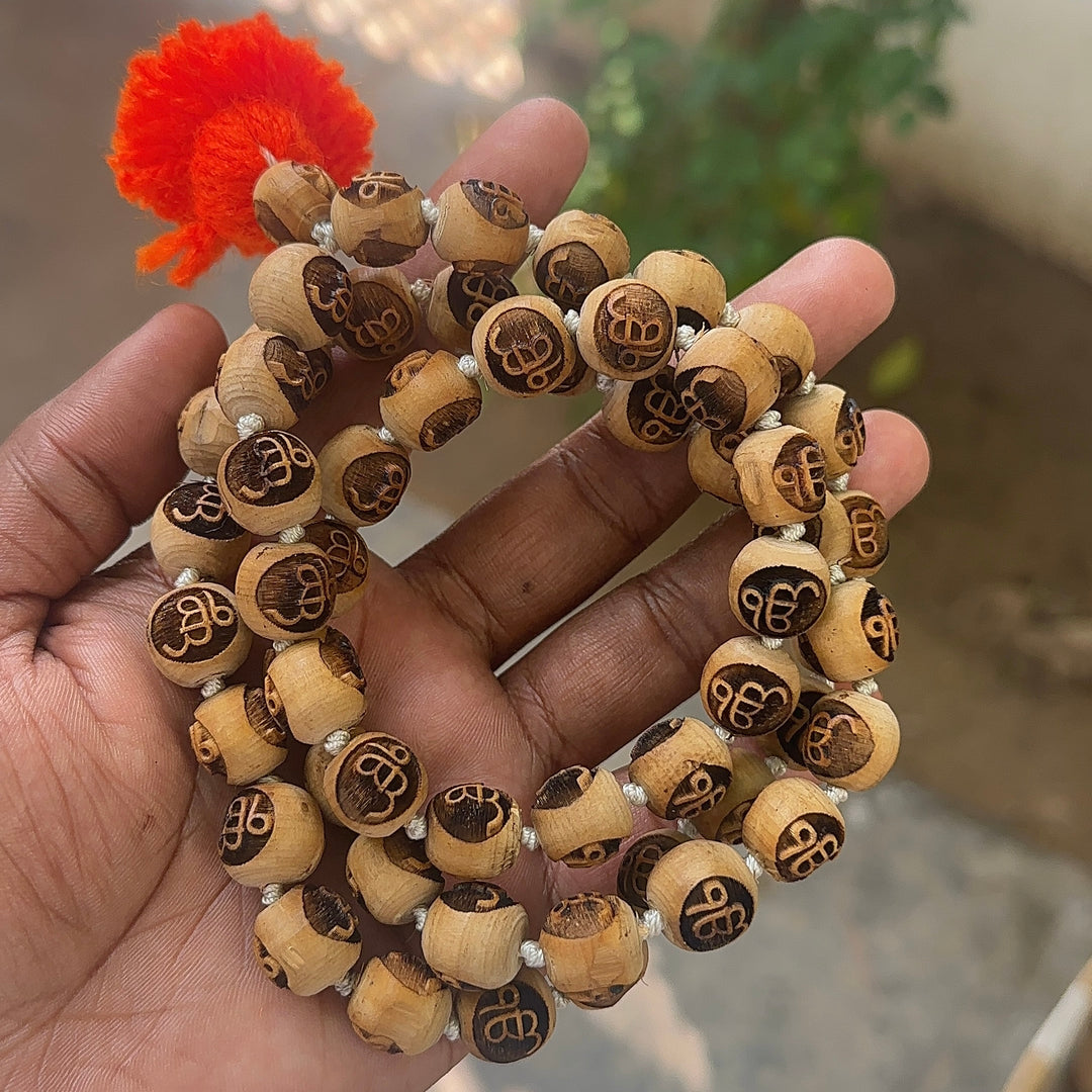 Omkar Beads Japa Mala - Hamaro Vrindavan