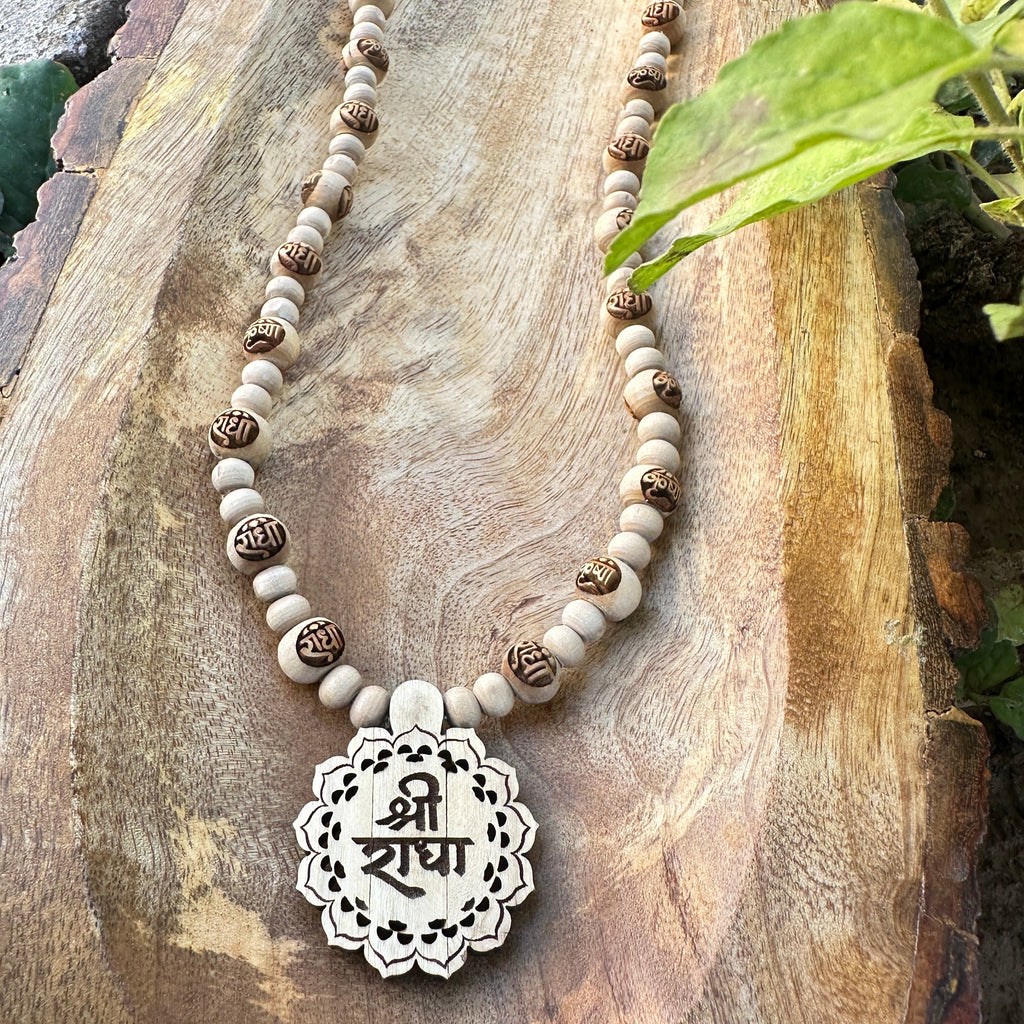 Shri Radha Locate Kanthi with Radha Name Beads