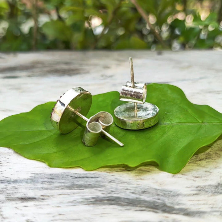 Tulsi Silver Earrings - Hamaro Vrindavan